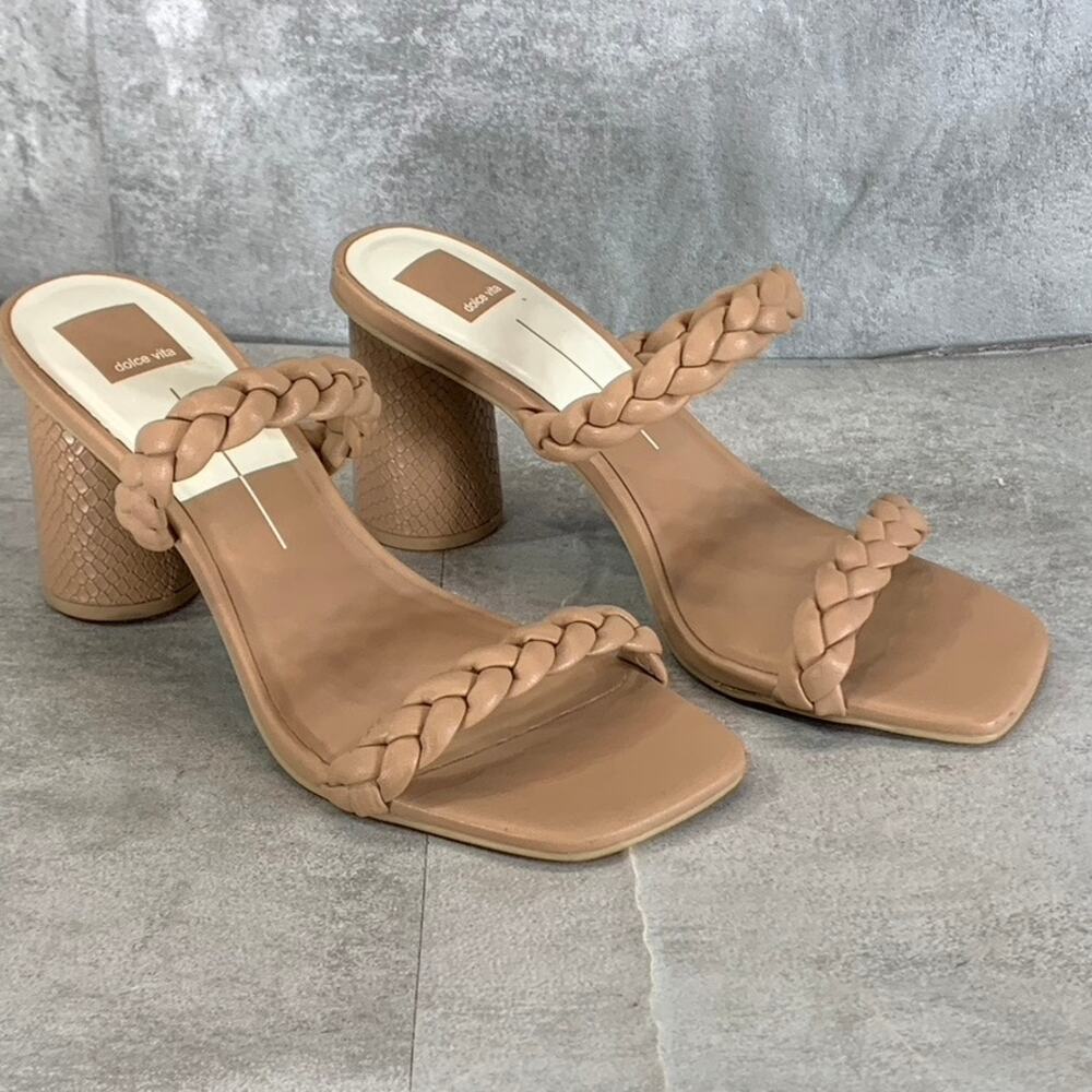DOLCE VITA Women's Cafe Stella Nairi Braided Square-Toe Slide Sandals SZ 10 - Picture 2 of 11